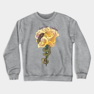 Love All Creatures yellow version Crewneck Sweatshirt